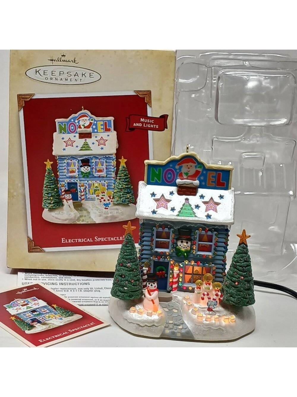 Keepsake Ornament Electrical Spectacle 2004 Hallmark Music Lights Tested #BS3